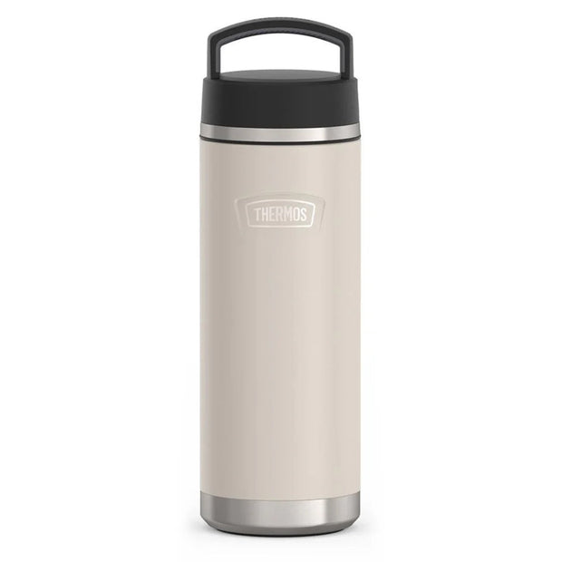 variant:41903161802829 24oz Icon Stainless Steel Water Bottle w/ Screw Top Sandstone