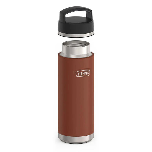 variant:41903161868365 24oz Icon Stainless Steel Water Bottle w/ Screw Top Saddle