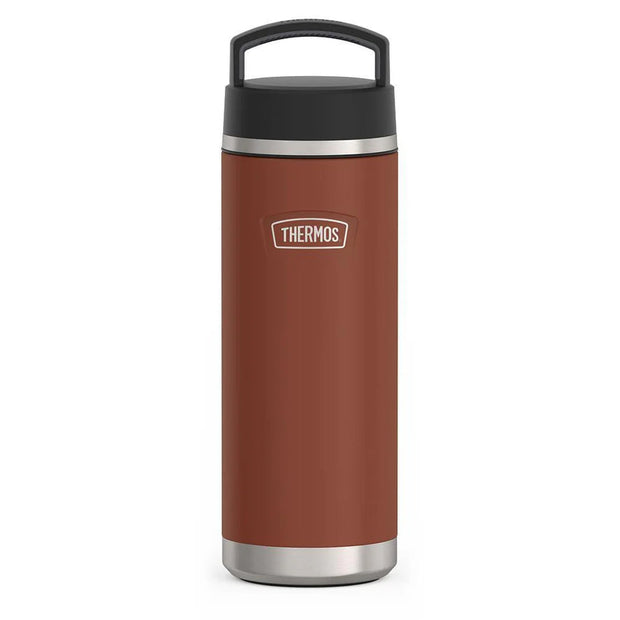 variant:41903161868365 24oz Icon Stainless Steel Water Bottle w/ Screw Top Saddle