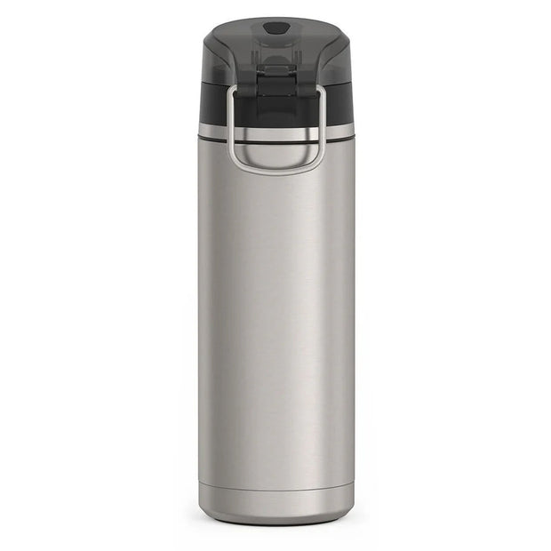 variant:41903150596173 24oz Icon Stainless Steel Water Bottle w/ Spout MATTE STAINLESS STEEL