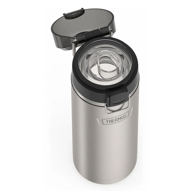 variant:41903150596173 24oz Icon Stainless Steel Water Bottle w/ Spout MATTE STAINLESS STEEL