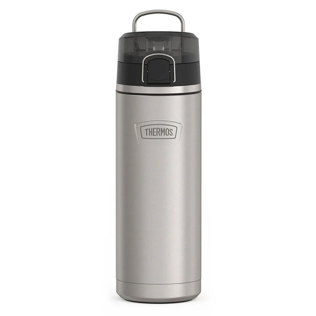 variant:41903150596173 24oz Icon Stainless Steel Water Bottle w/ Spout MATTE STAINLESS STEEL