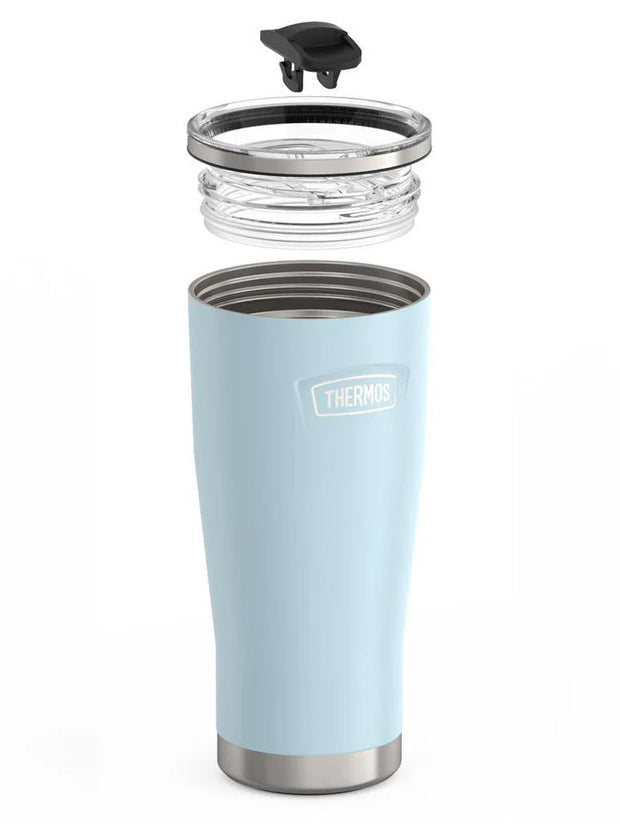 variant:41903149416525 Thermos 24oz Icon Stainless Steel Cold Cup w/ Slide Lock Glacier
