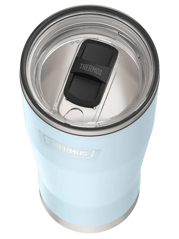variant:41903149416525 Thermos 24oz Icon Stainless Steel Cold Cup w/ Slide Lock Glacier