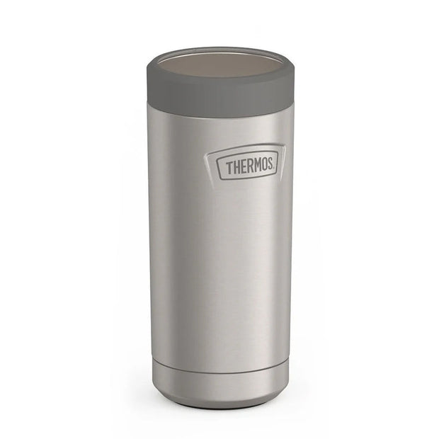 variant:41903158231117 12oz ICON™ SLIM CAN INSULATOR Matte Stainless Steel