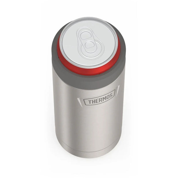 variant:41903158231117 12oz ICON™ SLIM CAN INSULATOR Matte Stainless Steel
