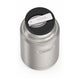 variant:41903142502477 24 oz Stainless Steel Food Jar w/ Spoon Matte Stainless Steel 

