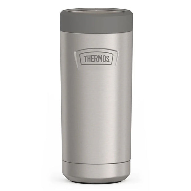 variant:41903158231117 12oz ICON™ SLIM CAN INSULATOR Matte Stainless Steel