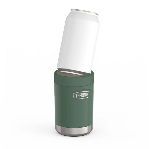 variant:41903159050317 Stainless Steel Beverage Can Insulator Alpine Green