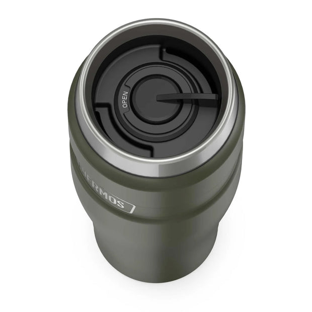 variant:41903165997133 16 oz Stainless Steel  Travel Tumbler Matte Army Green

