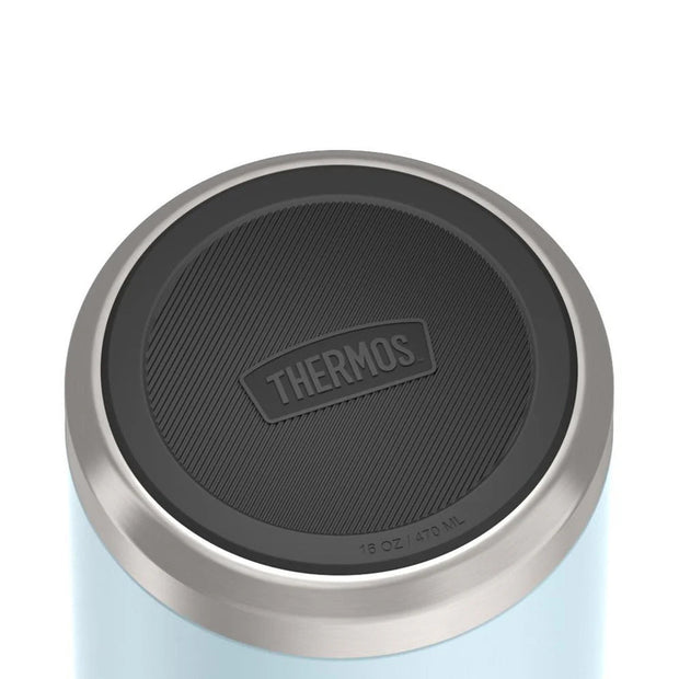 variant:41903143190605 16 oz Stainless Steel Food Jar w/ Spoon Glacier