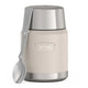 variant:41903143157837 16 oz Stainless Steel Food Jar w/ Spoon Sandstone