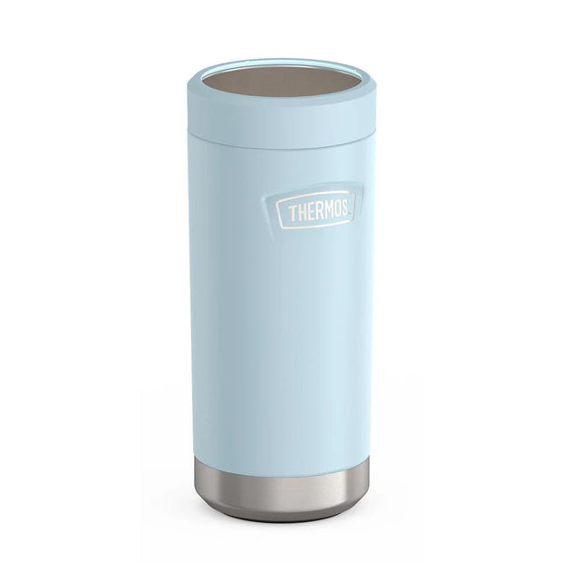 variant:41903158263885 12oz ICON™ SLIM CAN INSULATOR Matte Stainless Glacier