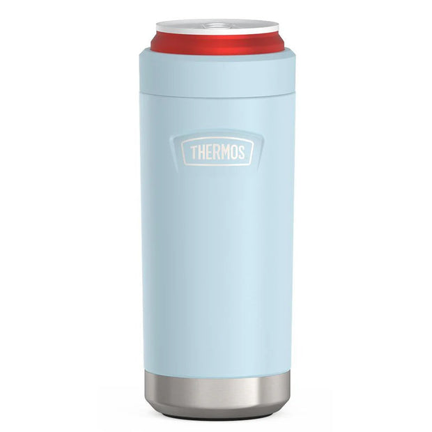 variant:41903158263885 12oz ICON™ SLIM CAN INSULATOR Matte Stainless Glacier
