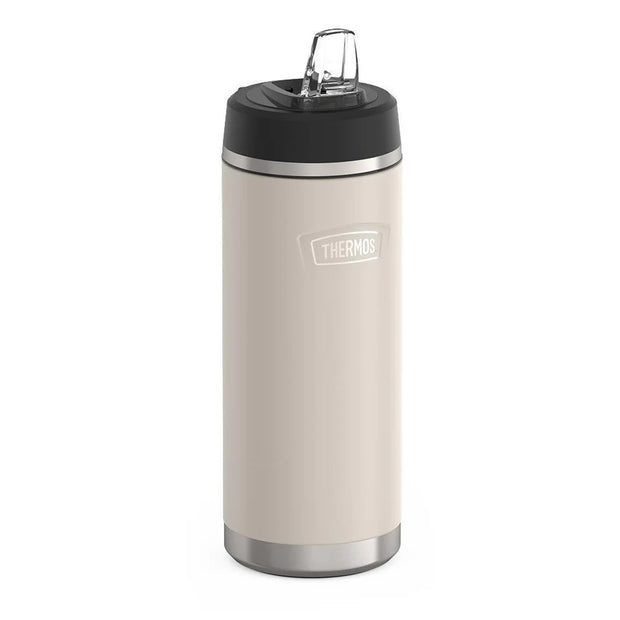 variant:41903163146317 32 oz Stainless Steel Water Bottle w/ Straw Lid Sandstone
