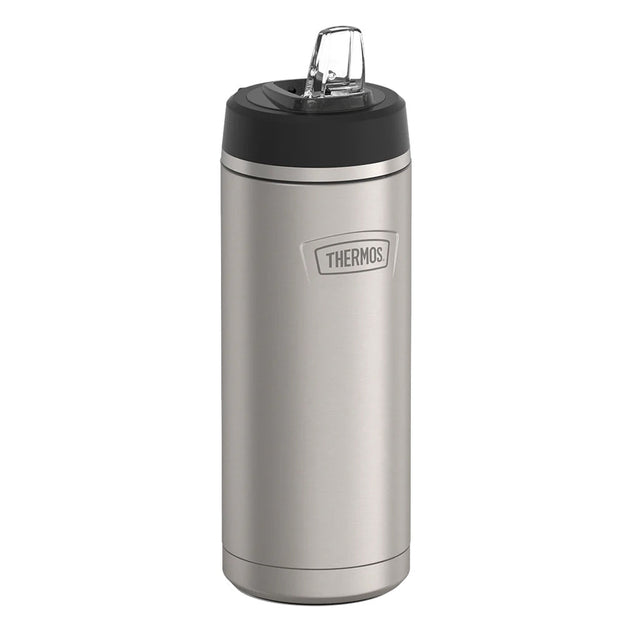 variant:41903163113549 32 oz Stainless Steel Water Bottle w/ Straw Lid Matte Stainless Steel
