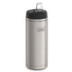 variant:41903163113549 32 oz Stainless Steel Water Bottle w/ Straw Lid Matte Stainless Steel