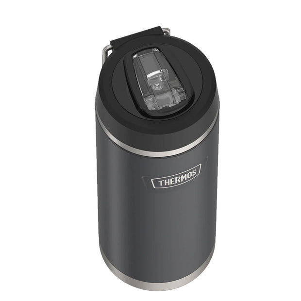 variant:41903163244621 32 oz Stainless Steel Water Bottle w/ Straw Lid Granite
