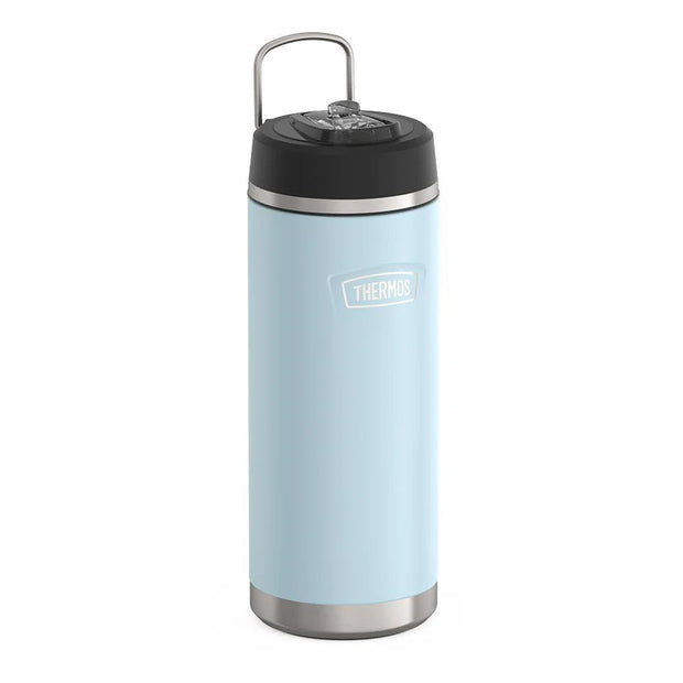variant:41903163179085 32 oz Stainless Steel Water Bottle w/ Straw Lid Glacier