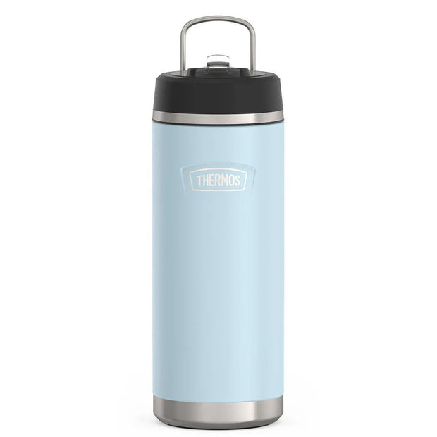 variant:41903163179085 32 oz Stainless Steel Water Bottle w/ Straw Lid Glacier