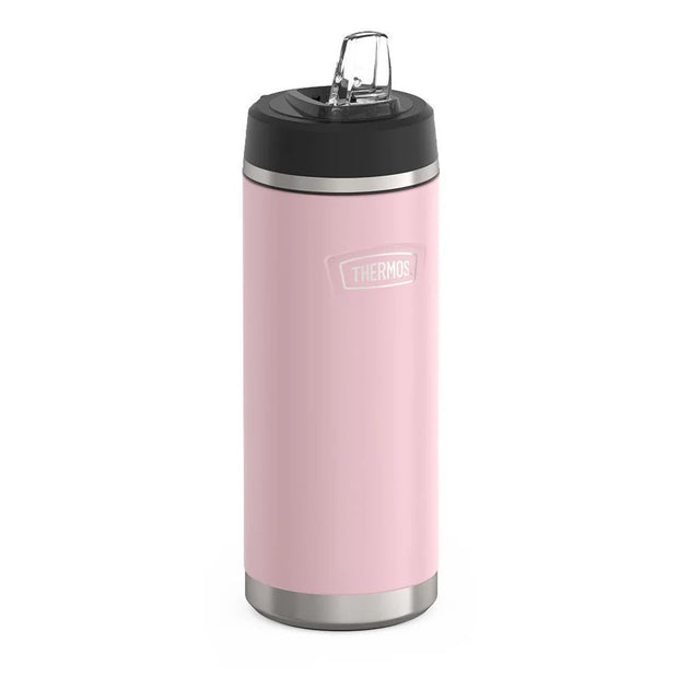 variant:41903163211853 32 oz Stainless Steel Water Bottle w/ Straw Lid Pink