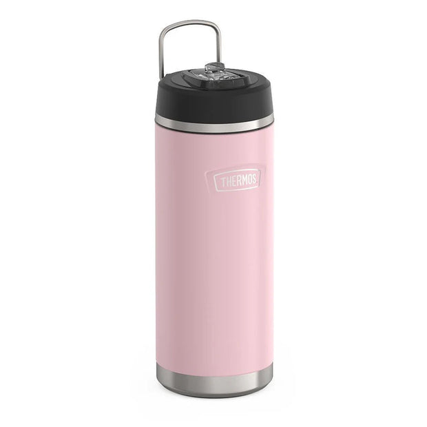 variant:41903163211853 32 oz Stainless Steel Water Bottle w/ Straw Lid Pink