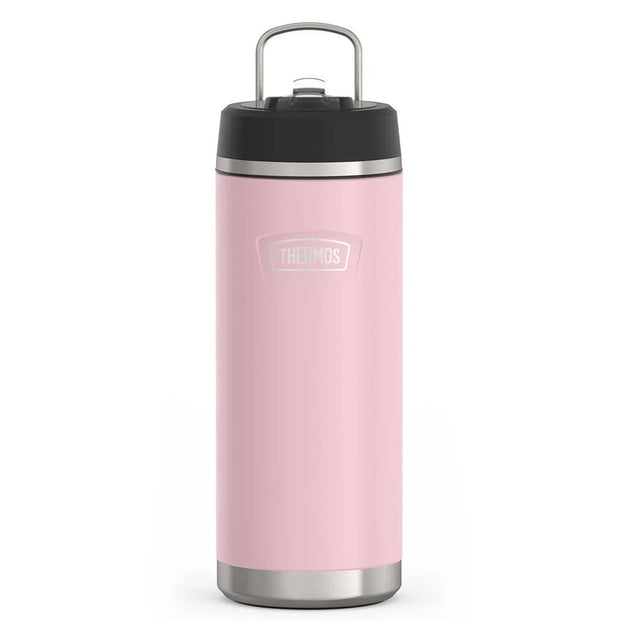 variant:41903163211853 32 oz Stainless Steel Water Bottle w/ Straw Lid Pink