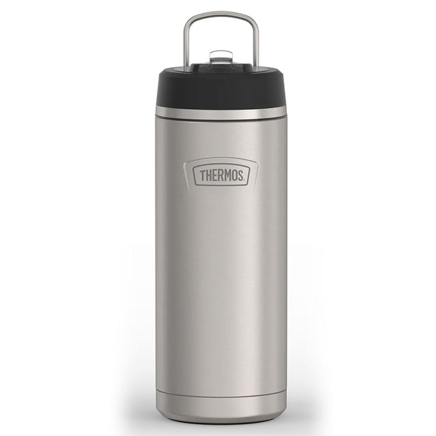 variant:41903163113549 32 oz Stainless Steel Water Bottle w/ Straw Lid Matte Stainless Steel