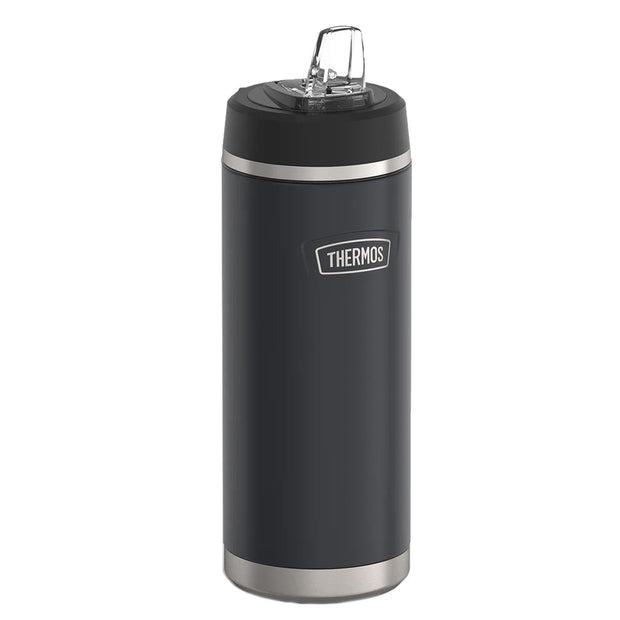variant:41903163244621 32 oz Stainless Steel Water Bottle w/ Straw Lid Granite