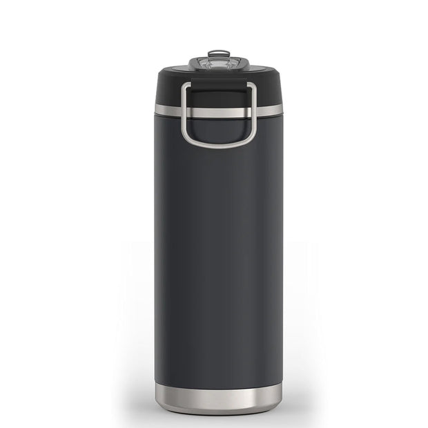 variant:41903163244621 32 oz Stainless Steel Water Bottle w/ Straw Lid Granite