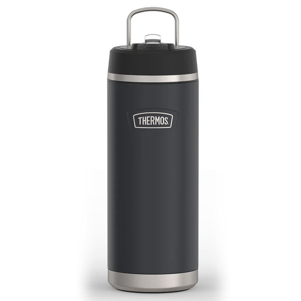 variant:41903163244621 32 oz Stainless Steel Water Bottle w/ Straw Lid Granite