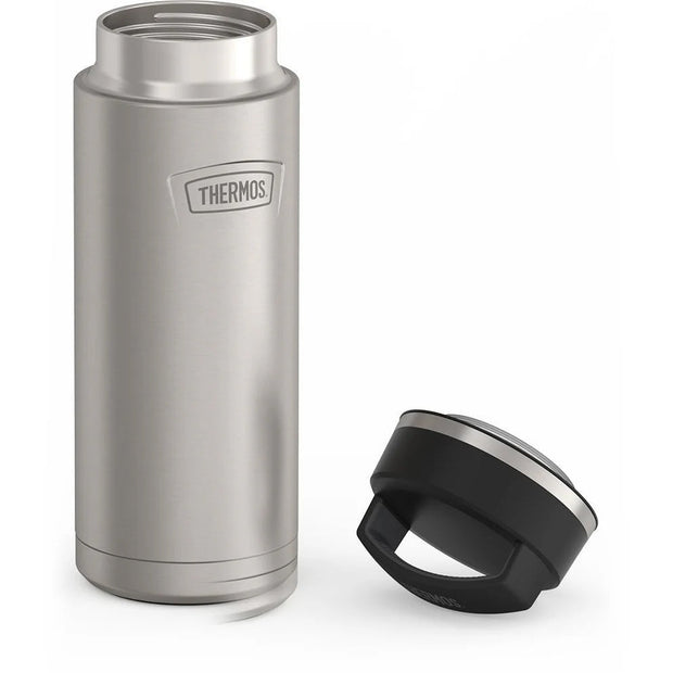 variant:41903145975885 32oz Icon Stainless Steel Water Bottle w/ Screw Top Matte Stainless Steel