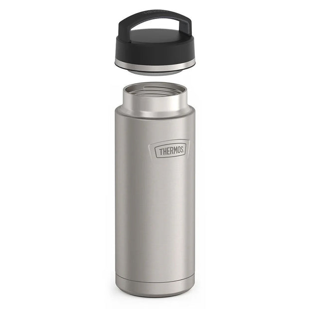 variant:41903145975885 32oz Icon Stainless Steel Water Bottle w/ Screw Top Matte Stainless Steel