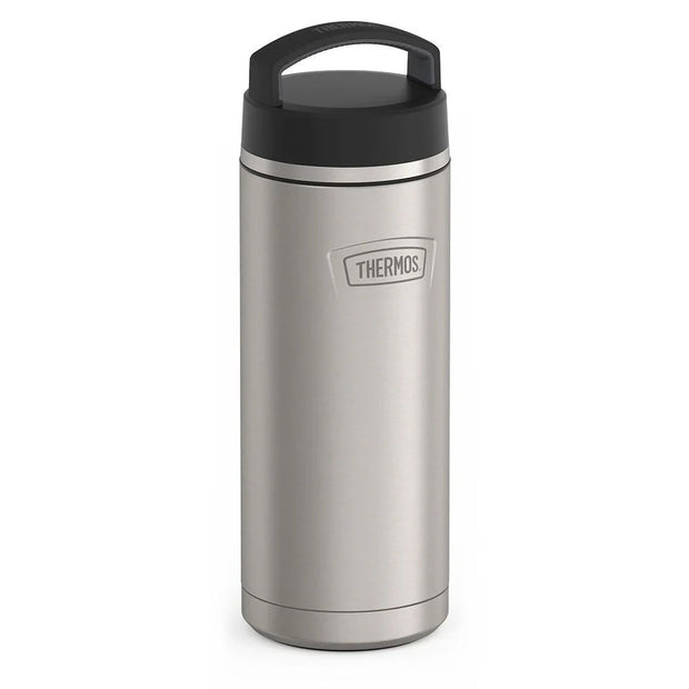 variant:41903145975885 32oz Icon Stainless Steel Water Bottle w/ Screw Top Matte Stainless Steel