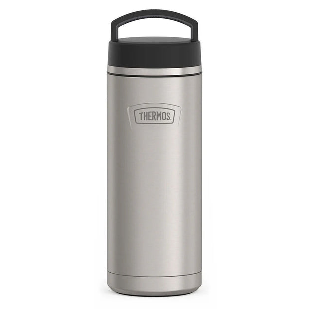 variant:41903145975885 32oz Icon Stainless Steel Water Bottle w/ Screw Top Matte Stainless Steel
