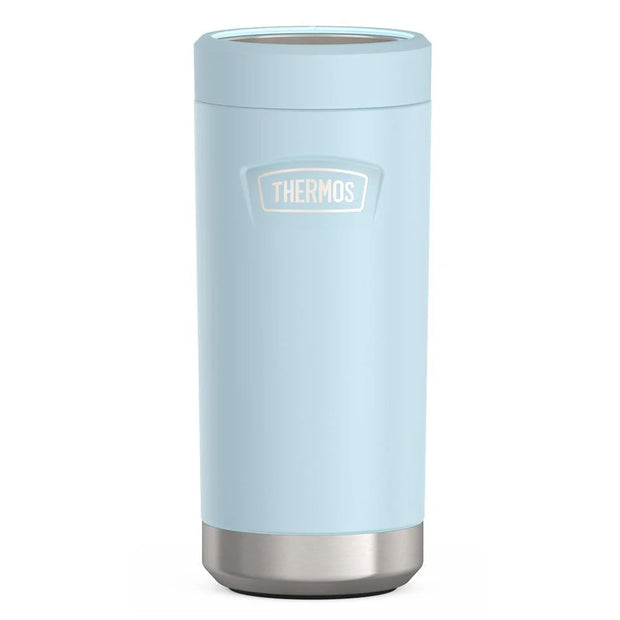 variant:41903158263885 12oz ICON™ SLIM CAN INSULATOR Matte Stainless Glacier
