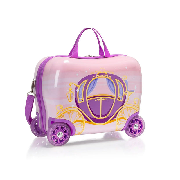 variant:41992548614221 heys america Fashion Ride-on Luggage with Light-up Wheels Royal Carriage