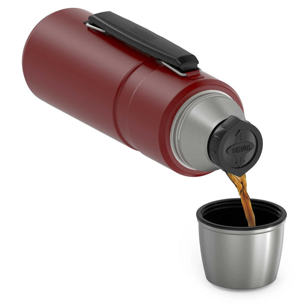 variant:41903166193741 40 oz. Stainless Steel Beverage Bottle Matte Red
