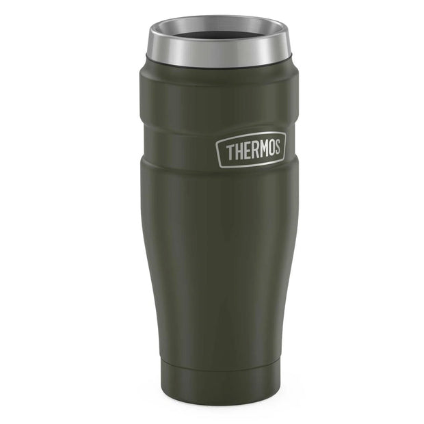 variant:41903165997133 16 oz Stainless Steel  Travel Tumbler Matte Army Green
