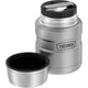 variant:41903167799373 16 oz. Stainless Steel Food Jar w Folding Spoon Matte Stainless Steel 