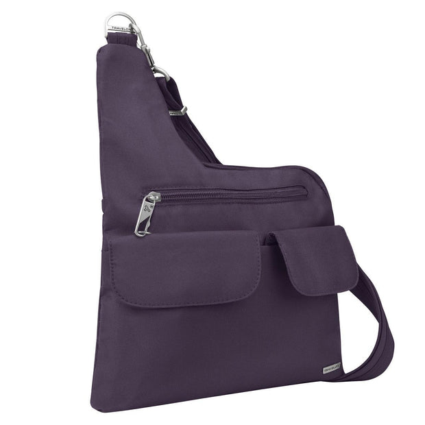 variant:41415607025741 Travelon Anti Theft Classic Crossbody Purple