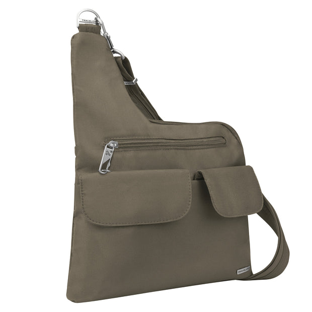 variant:41415607124045 Travelon Anti-Theft Classic Crossbody - Nutmeg
