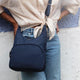 variant:41415638122573 travelon Essential Messenger Bag midnight