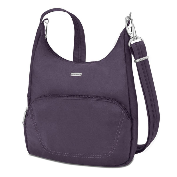 variant:41415638089805 travelon Essential Messenger Bag purple