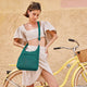 variant:41415638220877 travelon Essential Messenger Bag spruce