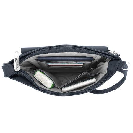 variant:41415639826509 travelon Mini Shoulder Bag midnight
