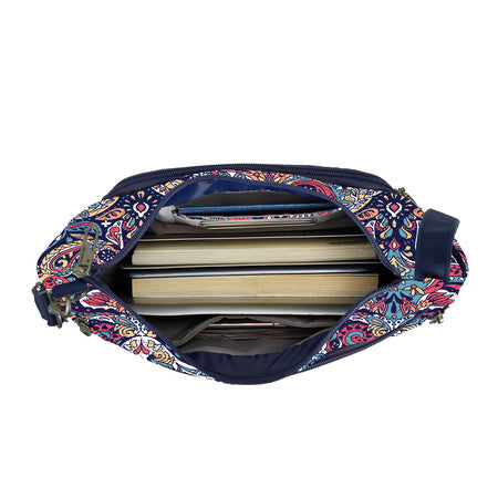 variant:41415632420941 Travelon Anti-Theft Classic Bucket Bag Summer Paisley