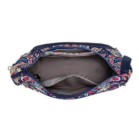 variant:41415632420941 Travelon Anti-Theft Classic Bucket Bag Summer Paisley