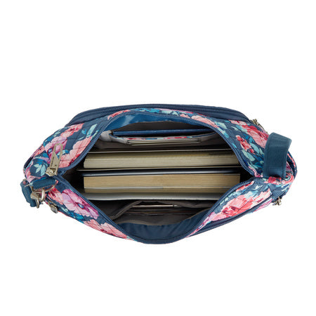 variant:41415632453709 Travelon Anti-Theft Classic Bucket Bag Blossom Floral