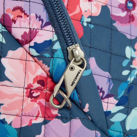 variant:41415632453709 Travelon Anti-Theft Classic Bucket Bag Blossom Floral